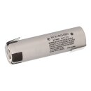 Panasonic Li-Ion 3,6V 3100mAh NCR18650BD BD Z-Lötfahne