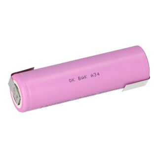 BAK 18650 3,6V 2500mAh Akku N18650CNP 20A Z-Lötfahne