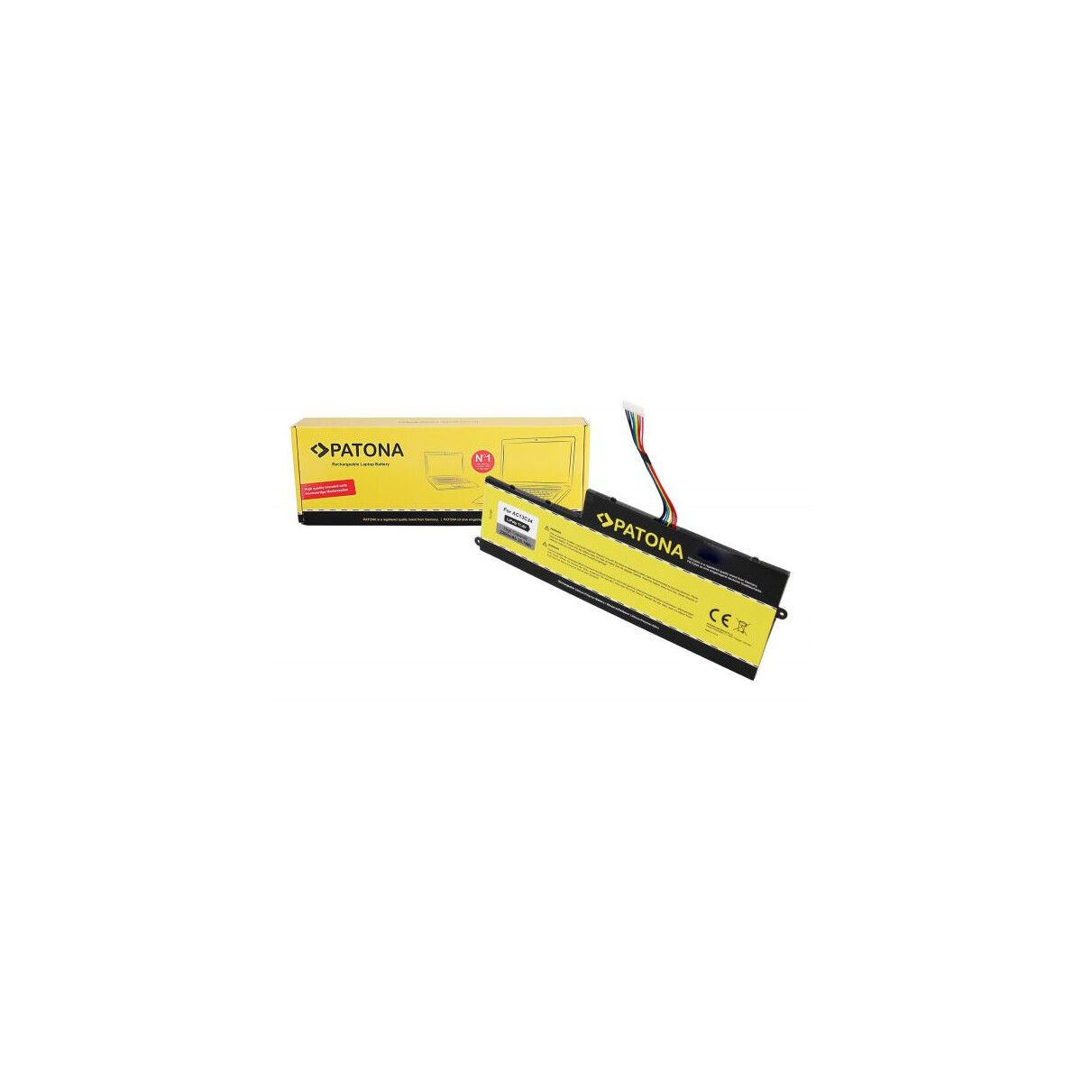 PATONA Akku für Acer AC13C34 V5-122P KT.00303.005 Aspire V5
