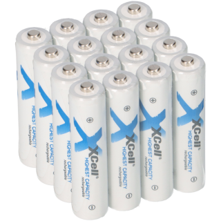 16x XCell Micro AAA Akku Ni-MH 1,2V 1150mAh