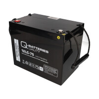 2x Q-Batteries 12LC-75 AGM Akku 24V 77Ah – kompatibel 