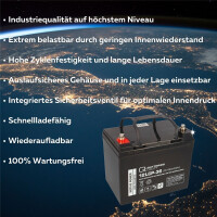 Akku kompatibel E-Mobile Scooter Trendmobil 2x 12V 36Ah 4