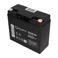 24V 23Ah Akku-Satz 2x Q-Batteries 12LCP-23 für Mobilis 