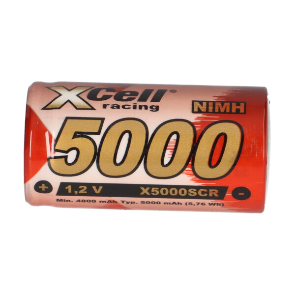 XCELL Sub-C-accu, NiMh, 1,2 V, 2000 mAh, Z-soldeertabs | Industriële XCELL Sub-C-accu, NiMh, 1,2 V, 2000 mAh, Z-soldeertabs | Industriële
