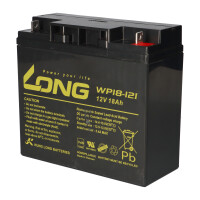 B-Ware Kung Long WP18-12I 12V 18Ah AGM Bleiakku M5 VdS 6