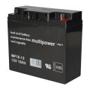 B-Ware Multipower Blei-Akku MP18-12 Pb 12V 18Ah VdS M5