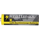 160x Kraftmax AA LR6 Batterie Mignon 1,5V Alkaline AlMn