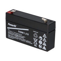 Exide Powerfit S306/1.2 S 6V 1,2Ah AGM Standby-Akku 6