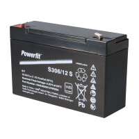 Exide Powerfit S306/12 S 6V 12Ah AGM Standby-Akku 6