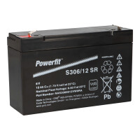Exide Powerfit Bleiakku AGM 6V 12Ah S306 gallery