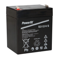Exide Powerfit Bleiakku AGM 12V 4,5Ah S312/4 S 1