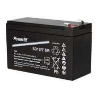 Exide Powerfit S312/7 SR 12V 7,2Ah AGM Standby-Akku 6