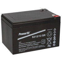 Exide Powerfit Bleiakku AGM 12V 12Ah S31 productbox
