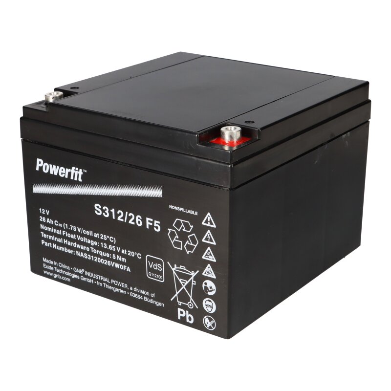 Exide Powerfit Bleiakku AGM 12V 26Ah S312/26 F5 kaufen