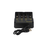 PATONA USB Ladegerät für Rundzellen CR123A 14500 1