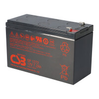 CSB GP1272 AGM Bleiakku 12V 7,2Ah T1 / Faston 4,8 mm 6