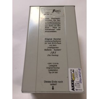 Horcher IBS Batterie 24V 2,9Ah Bleigel Neubestückung/ Zellentausch QB