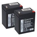 Bleigel Batterie 2x 12V, 2,9Ah Set Oxford Lifter...