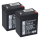 Bleigel Batterie 2x 12V, 2,9Ah Set Oxford Lifter Selbsteinbau QB