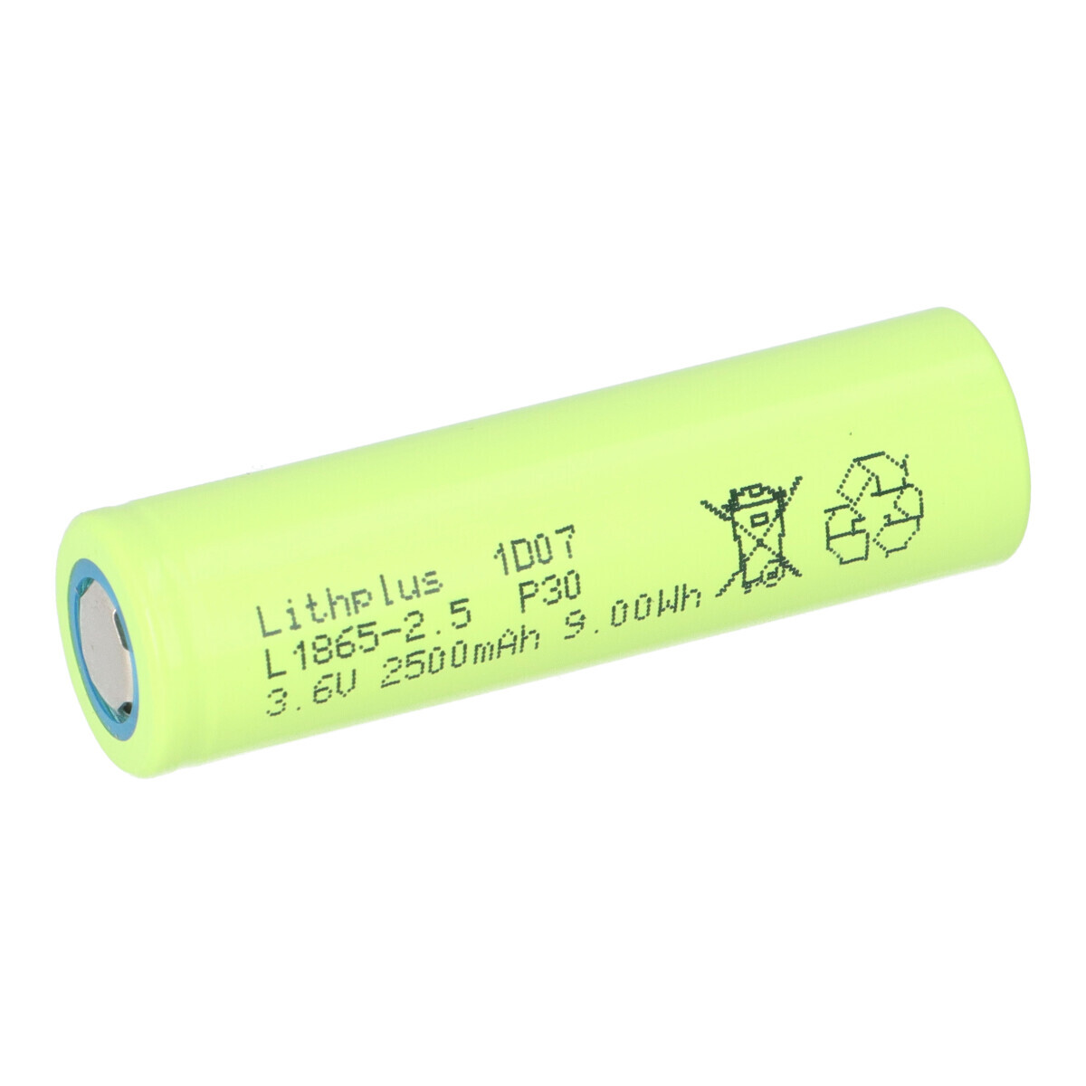 TerraE INR 18650 25P Li-Ion Akku - 3,6V 2500mAh 20A
