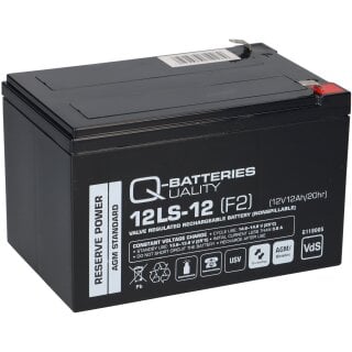 Akku für Panasonic LC-RA1212PG1 12V 12Ah AGM Batterie QB