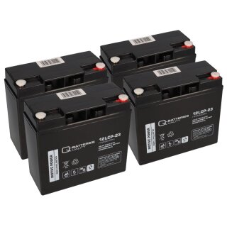 3x 12V 15Ah AKKU BATTERIE Elektro Roller Scooter Bt 250 36V