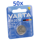 VARTA CR 2032 Lithium-Knopfzelle 3V 50 Stück 1er...