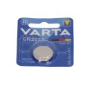 10x VARTA CR2025 Lithium-Knopfzelle 3V 1er Blister