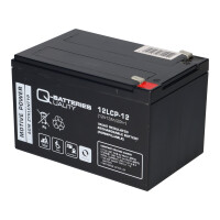 Quality-Batteries 12LCP-12 12V 13Ah AGM Akku – passend