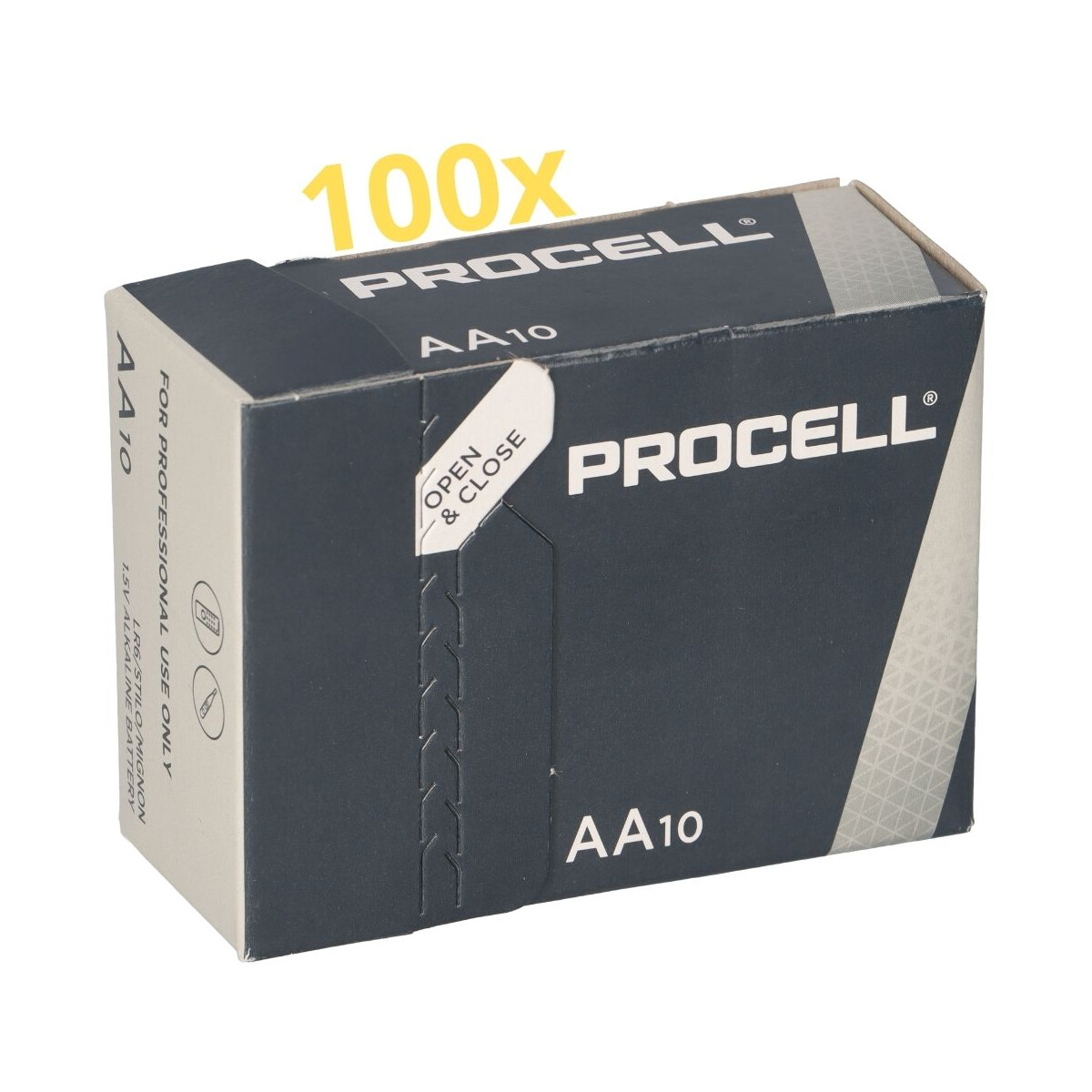 100x Procell (ehemals Duracell) MN1500 100er Karton AA LR06 Mignon