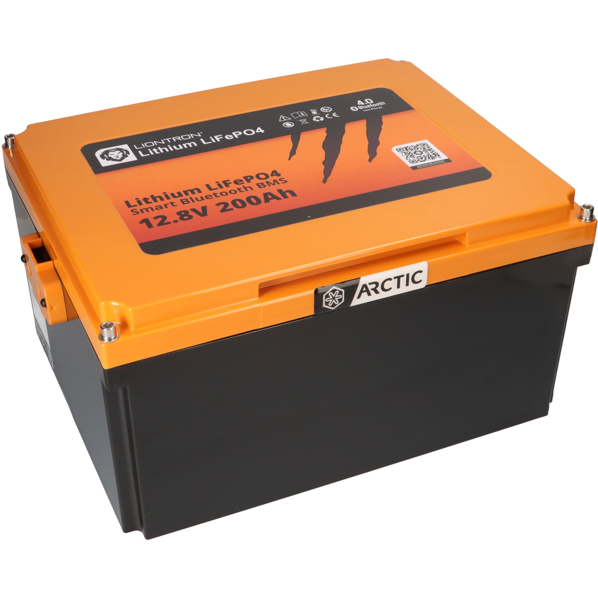 LIONTRON LiFePO4 Akku 12,8V 200Ah LX Arctic Untersitz BMS bis -30°C mit Bluetooth