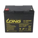 B-Ware Kung Long Akku 12V 36Ah Pb Batterie Bleigel U1-36NE zyklenfest