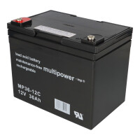 B-Ware Multipower MP36-12C AGM Zyklenakku 12V 36Ah – M