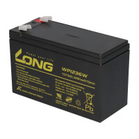 B-Ware Kung Long WP1236W 12V 9Ah AGM Bleiakku F2 6,3mm Hochs