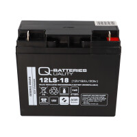 B-Ware Q-Batteries 12LS-18 12 V 18 Ah AGM Bleiakku VdS G1120