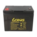 B-Ware Kung Long Akku 12V 75Ah KPH75-12NE M6 AGM Blei wartungsfrei