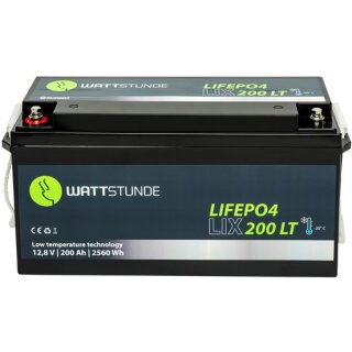 LiFePO4 Akku 12V 200Ah Lithium Batterie Solarspeicher Wohnmobil Boot  Bluetooth