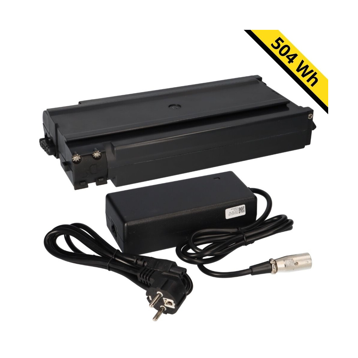 SET TranzX E-Bike Akku BL03 36V 14Ah Gepäckträgerakku 504Wh + Ladegerät