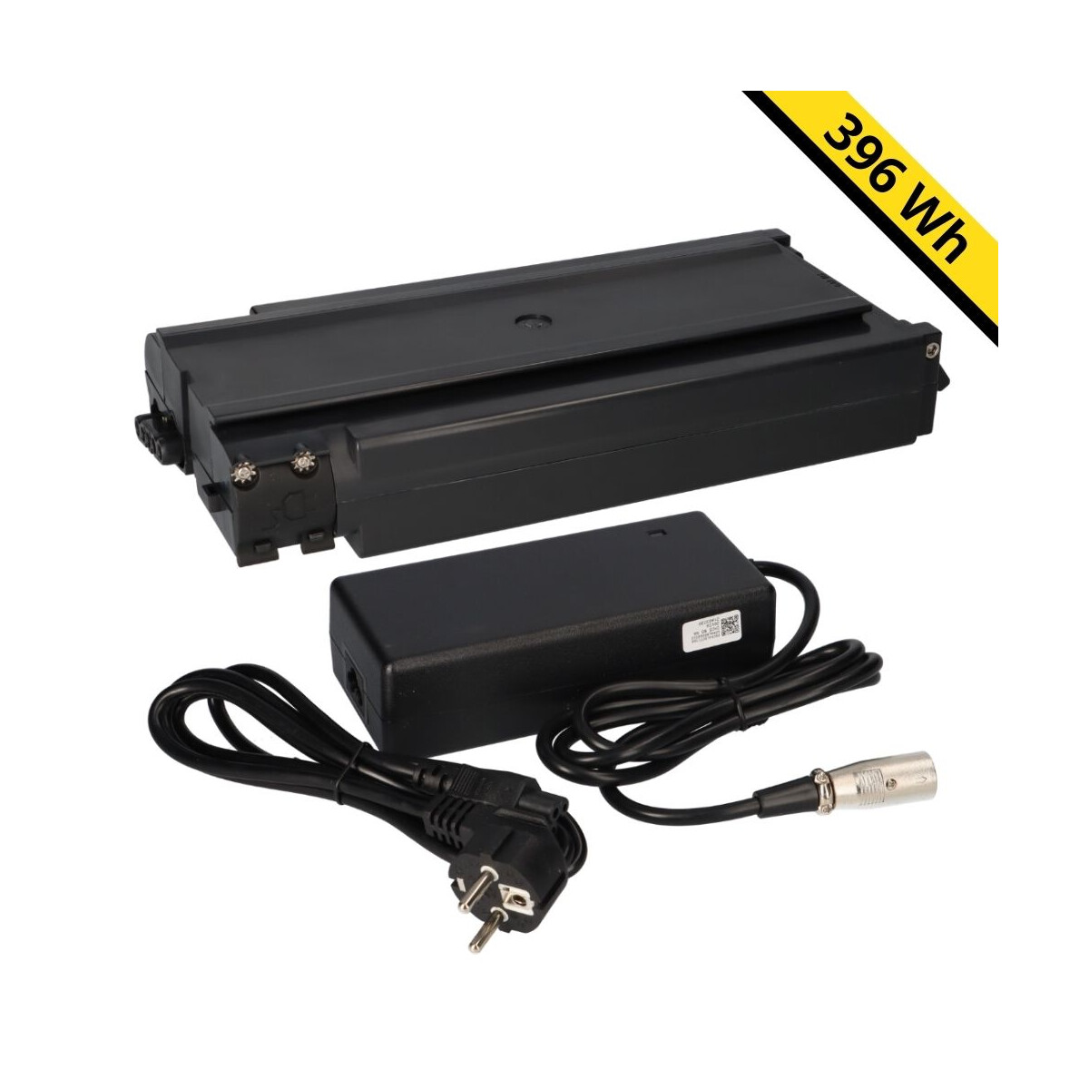 SET TranzX E-Bike Akku BL03 36V 11Ah Gepäckträgerakku 396 Wh + Ladegerät