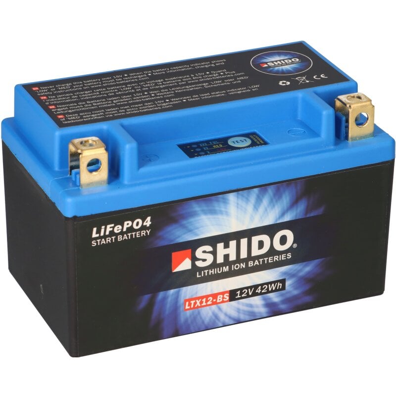 Im Test // Lithium Motorradbatterie von Shido - TimetoRide