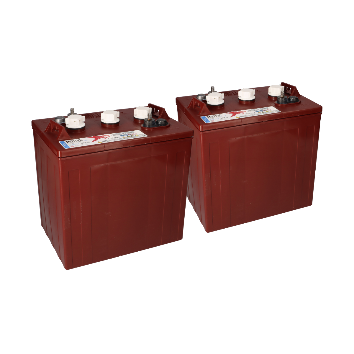 2x Trojan T-105 Plus 6V 225Ah Deep Cycle Batterie (12V)