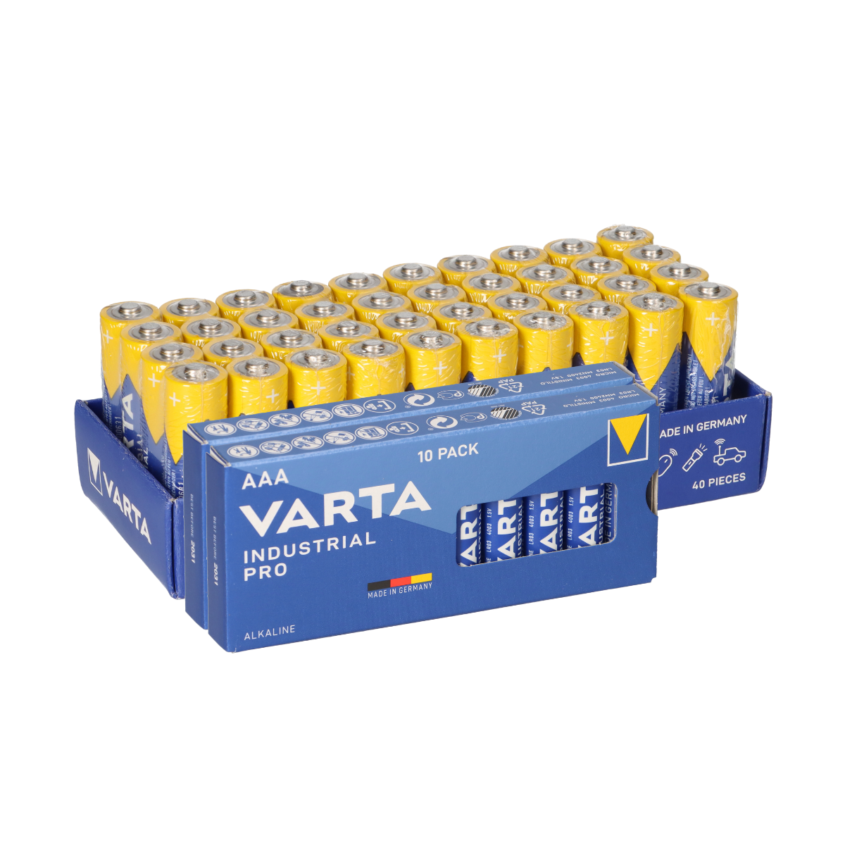 60x Varta Batterie Industrial 40x AA LR06 + 20x AAA LR3 Mignon Micro