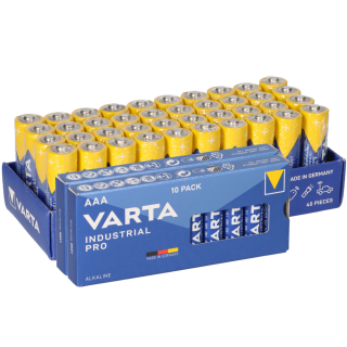 60x Varta Batterie Industrial 40x AA LR06 +20x AAA LR3 Mignon Micro
