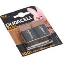 Duracell MN1604 Plus 9V-Block Batterie 2er Blister