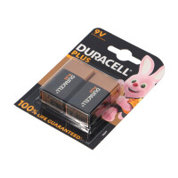 2x Duracell Plus MN1604 9V Block Batterie - passend für