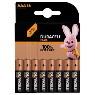 Duracell MN2400 Plus Micro Batterie 1,5V 16er Blister