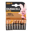 Duracell MN2400 Plus Micro Batterie 1,5V 8er Blister