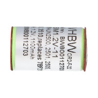 Rasierer-Akku 1,2V 1100mAh Ni-MH passend für Braun 2500