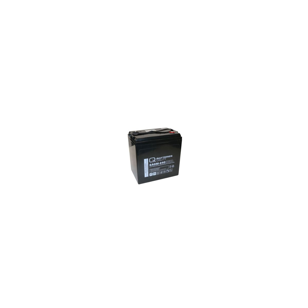Q-Batteries 6 AGM-240 Traktionsbatterie 6V 230Ah AGM-Akku VRLA