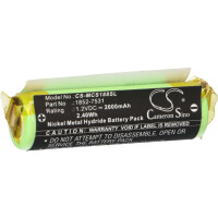 Akku kompatibel Moser Easy Style 1881 1.2V 2000mAh Ni-MH 1